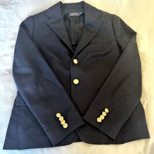 Polo Ralph Lauren Women’s Navy Blue Wool Blazer Size 10